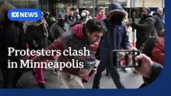 Anti-ICE protesters clash with far-right activists in Minneapolis | ABC NEWS