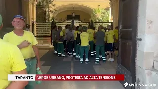 JULY 30, 2026 - TARANTO: URBAN GREENERY, HIGH-TENSION PROTEST