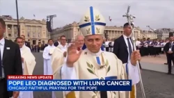 Prayer held at Pope Leo's childhood home in Dolton after his cancer diagnosis