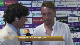 Pescara - Vis Pesaro 2-0, Epifani: “Fase offensiva davvero bella“