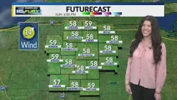 Sunshine and mild temperatures