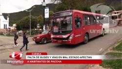 Falta de buses y vías en mal estado afectan a los habitantes de Paccha