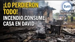 Fire consumes home of two seniors in Chiriquí
