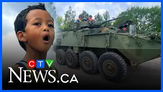 Rare Second World War military vehicles put back in motion