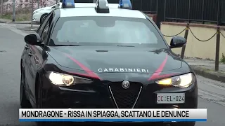 Mondragone, maxirissa sulla spiaggia: cinque persone denunciate