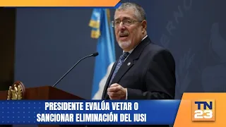 President evaluates whether to veto or approve the elimination of the IUSI