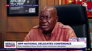 NPP National Delegates Conference: Former President Nana Akufo-Addo Addresses The Delegates