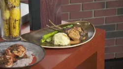 Lunchbreak: Lamb Chops with Corn Risotto Lunchbreak: Lamb Chops with Corn Risotto