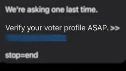 BBB warns voters about political text scams ahead of election
