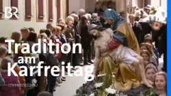 Stille Tradition seit Jahrhunderten: Die Karfreitagsprozession in Lohr am Main | Frankenschau | BR