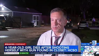 4-year-old girl dies after finding mom's gun in closet, shooting herself: Texas sheriff