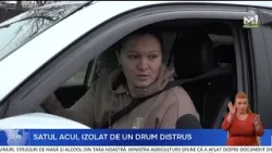 Un kilometru de coșmar: drumul din satul Acui paralizează circulația după ploi