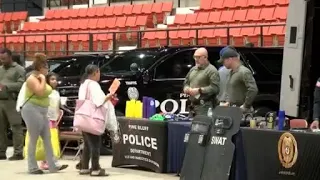 Pine Bluff families connect with police during National Night Out