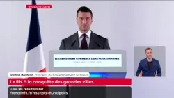 Résultats du 1er tour : Jordan Bardella prend la parole