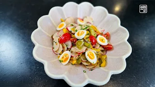 Cooking with Elfriede: "Bavarian White Sausage Salad"
