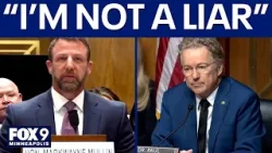 Ожесточенная перепалка между Рэндом Полом и Марквейном Маллином на слушаниях по утверждению их ка...