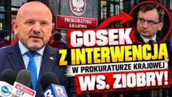 GOSEK WKRACZA DO PROKURATURY WS. ZIOBRY! GORĄCA WYMIANA ZDAŃ PRZED BUDYNKIEM!