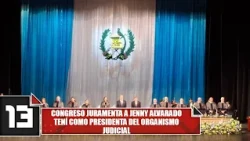 Congress swears in Jenny Alvarado Tení as President of the Judicial Branch