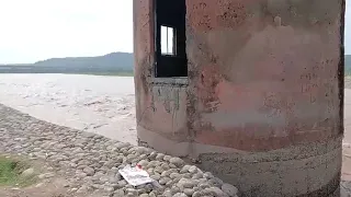Despite the scorching sun and no rain, the water level of the Basantar River is rising