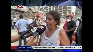 Rescuers request machinery and tools to recover families in an OPP in La Guaira