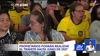 Ampliación de plazo para regularización de obras en Guayaquil  | Televistazo | Ecuavisa