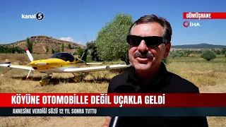 He Returned to His Village by Plane, Not by Car! He Kept the Promise He Made to His Mother 12 Yea...