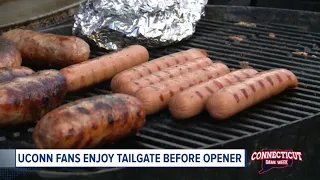 Dugan Lloyd tries tailgate treats at The Rent | Connecticut Game Week