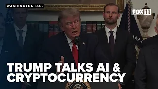 Trump wants the U.S. to stay the leader in AI and cryptocurrency