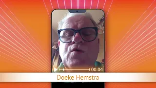 TV Oranje app video message - Doeke Hemstra