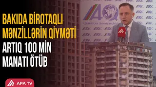 Keyfiyyəti aşağı, qiyməti yuxarı olan “makler evləri” – Təlabat niyə azalmır? | APA TV