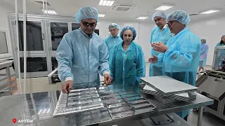 Vera Shcherbina assessed the readiness of the innovative production facility for diabetic test st...