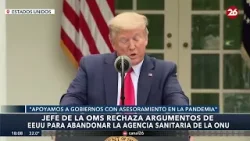 ONU | La OMS rechaza argumentos presentados por EEUU para abandonar la agencia sanitaria de la ONU ONU | La OMS rechaza argumentos presentados por EEUU para abandonar la agencia sanitaria de la ONU