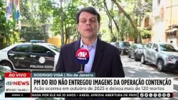 PF informa que não recebeu imagens da Operação Contenção da PM do RJ | TEMPO REAL