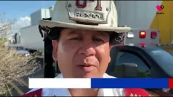 Accidente automovilístico sobre la carretera a El Salto