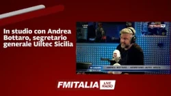 In studio con Andrea Bottaro, segretario generale Uiltec Sicilia