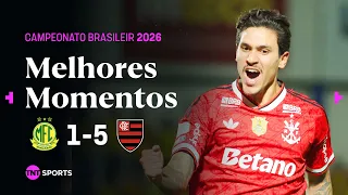 PEDRO CRAVA DOIS, MENGÃO GOLEIA E ENCOSTA NO LÍDER PALMEIRAS | MIRASSOL 1X5 FLAMENGO