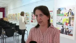 Izložba „Strip u Dečijim novinama“ u borskoj biblioteka, 11. april 2026.(RTV Bor)