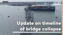 NTSB provides update on timeline of bridge collapse