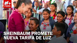 Sheinbaum oversees road reconstruction and Lázaro Cárdenas Plan projects in Oaxaca