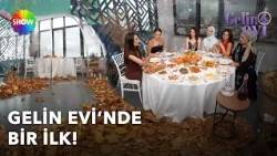 Autumn-themed presentation table from Bride Öznur! | Bride House Episode 1780