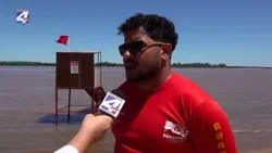 Bandera Roja: playas inhabilitadas para baños por crecida del Río Uruguay Bandera Roja: playas inhabilitadas para baños por crecida del Río Uruguay