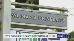 State, county officials report over 50 measles cases in outbreak at Ave Maria University
