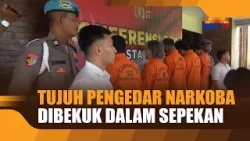 TUJUH PENGEDAR NARKOBA DIBEKUK DALAM SEPEKAN