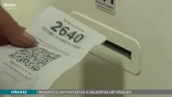 Rendkívüli nyitvatartás a választás hétvégéjén - 2026.04.10.