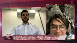 Imagens inéditas da fuga do grupo criminoso que atacou empresa de valores na cidade de Confresa