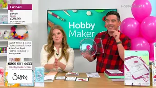 17/08/2026 HobbyMaker Live - Sizzix, Sweet Poppy Stencils, Dreamees & Crafty As A Fox