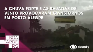 Heavy rain and wind gusts cause chaos in Porto Alegre this Friday (08/08)