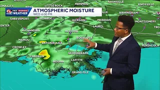 Louisiana's weather forecast: Scattered thunderstorms return Wednesday, as the heat and humidity ...