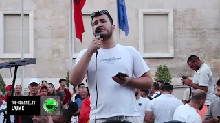 Top Channel/ "Rama n'brug, Berisha n'burg", protestuesit kërkojnë qeveri teknike: Fitorja e jona