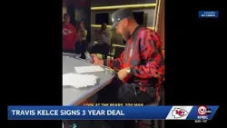 Travis Kelce signs new contract with Chiefs